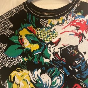 Roberto Cavalli dress. Size 44.Never worn. Length 39”